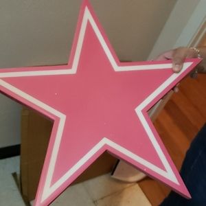 Pink Star Plaque